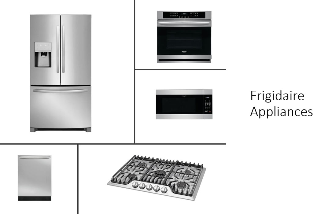 Beautiful Frigidaire appliances in new home for sale in Lubbock, Texas.