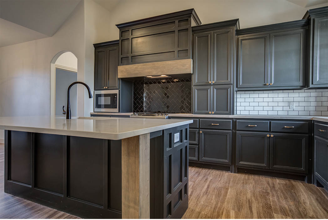 Spacious kitchen in new home for sale in Lubbock.