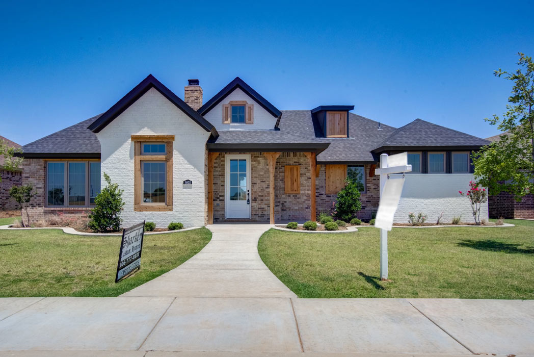 Beautiful new home for sale by Sharkey Custom Homes in Lubbock, Texas.