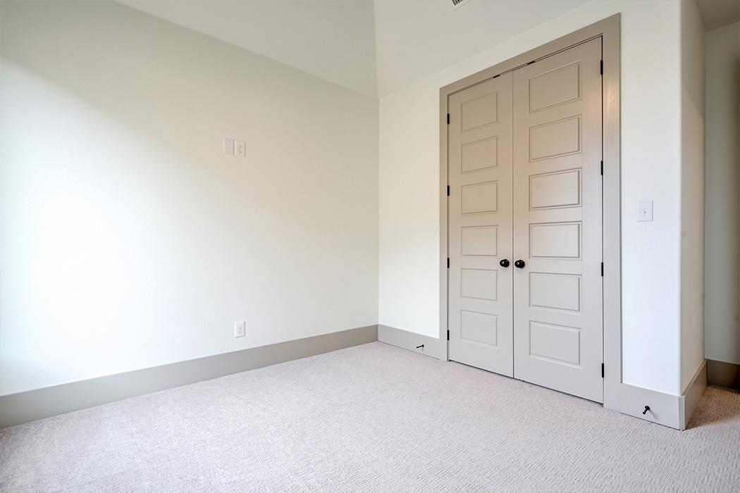 Spacious bedroom in beautiful new Lubbock home for sale.