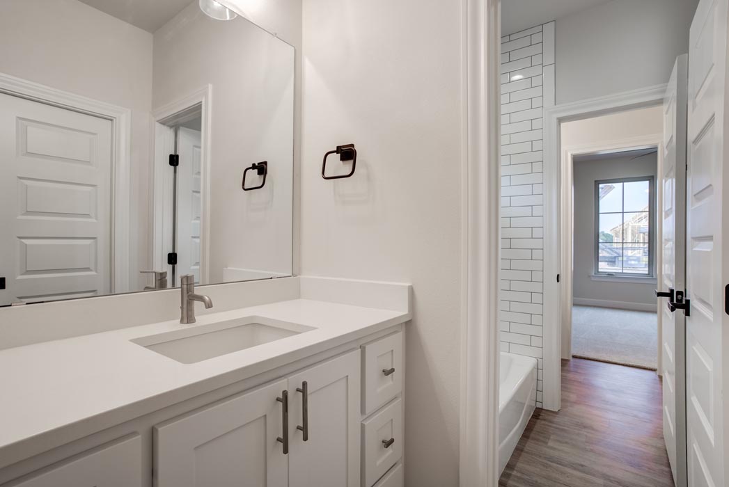 Spacious, beautiful bathroom in new home for sale in Lubbock.