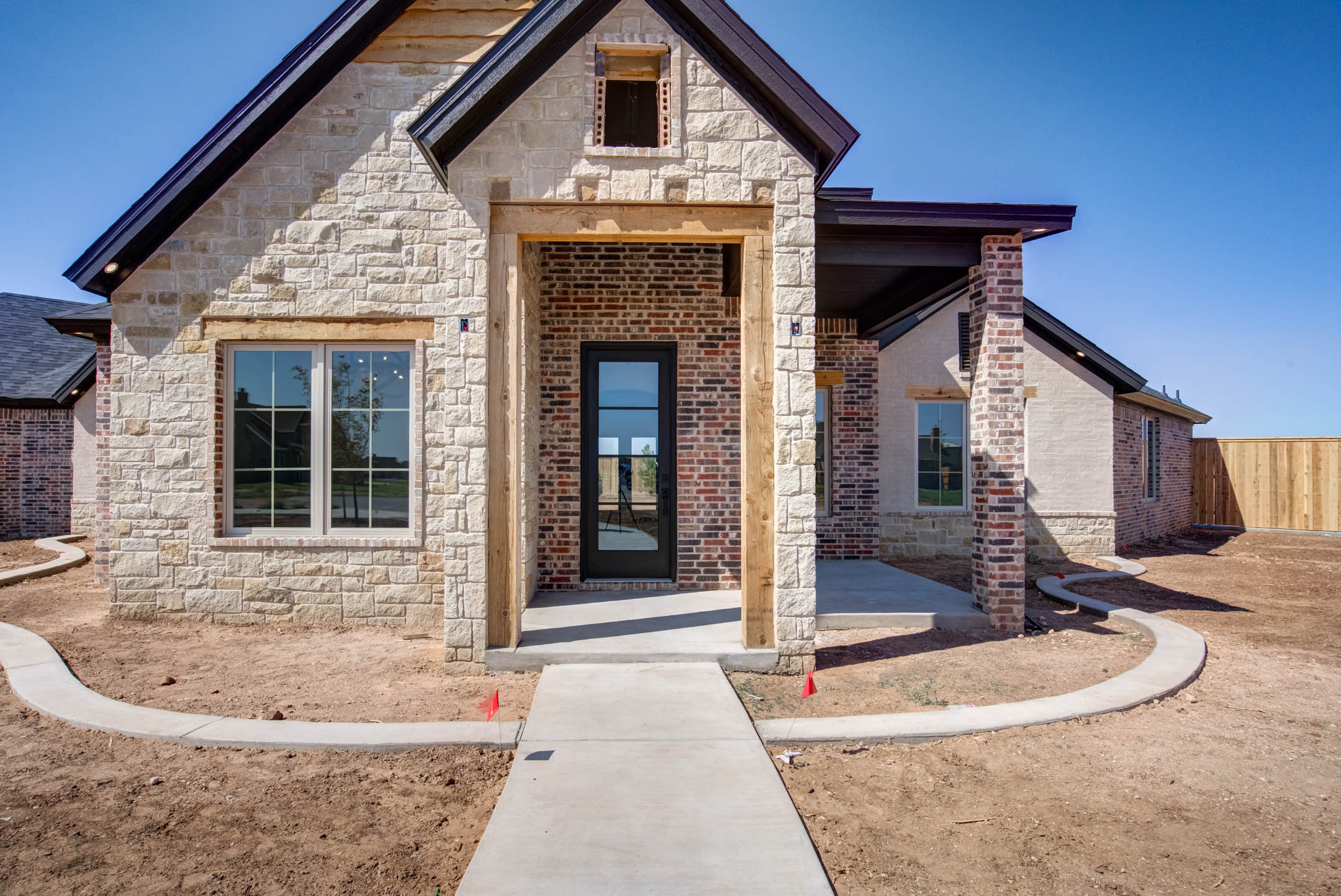 Exterior of beautiful house for sale in New Home, Texas.