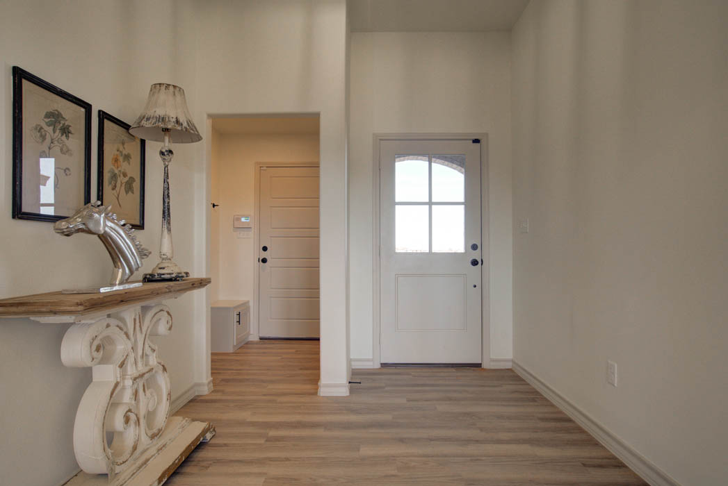 Beautiful entry in new home for sale in Lubbock.