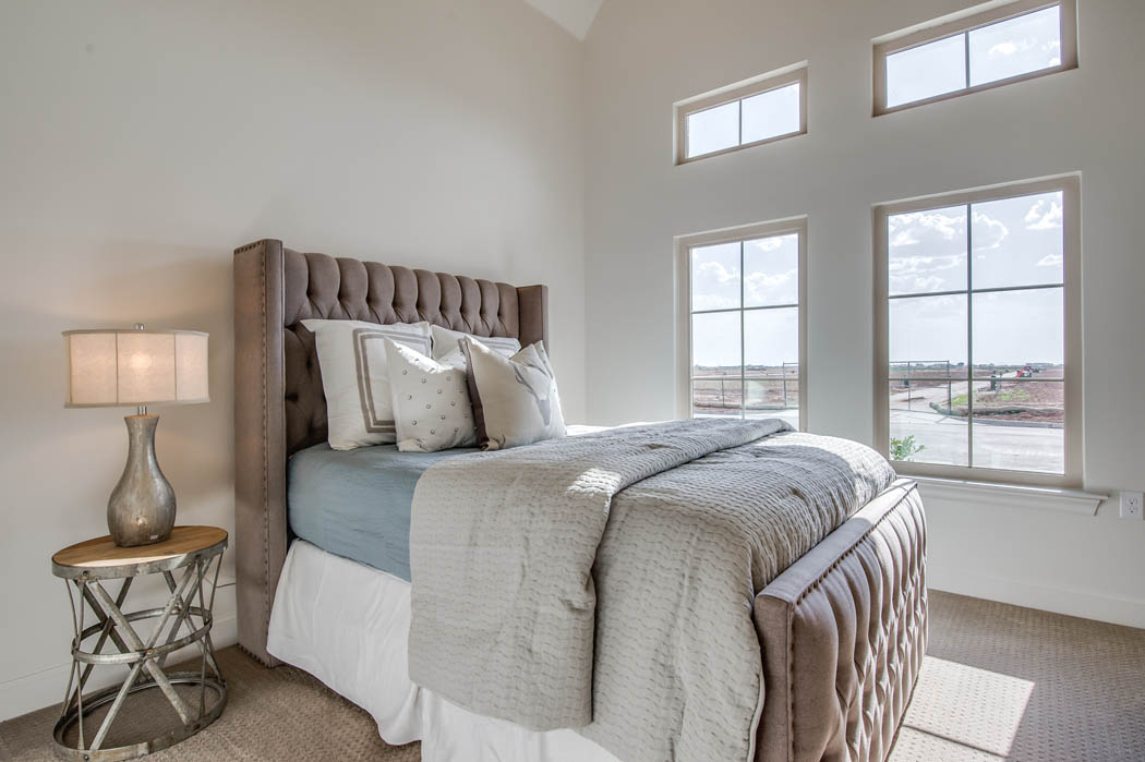 Beautiful bedroom in Lubbock, Texas home.