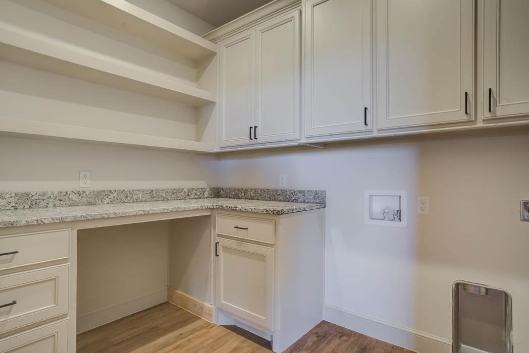 Spacious laundry room in new home for sale in the Lubbock, Texas area.