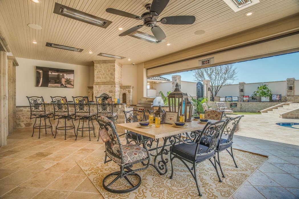 Beautiful outdoor space in home in the Lubbock area.